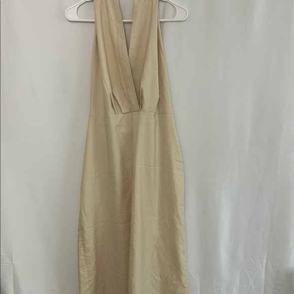 Zara Cream Halter Sundress Cocktail - Picture 3 of 8